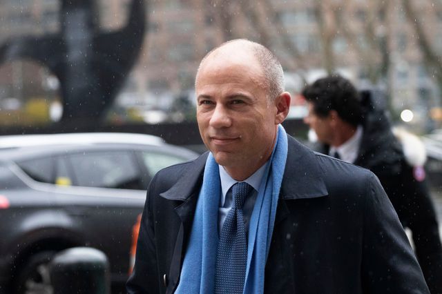 A photo of Michael Avenatti arriving outside of federal court in New York City on December 17, 2019.